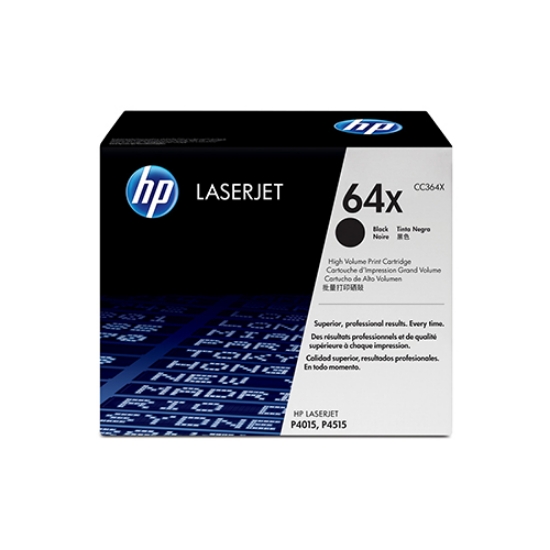 Imagem de TONER ORIGINAL HP 64X CC364X PRETO ALTA CAPAC. 24.000 PAG.