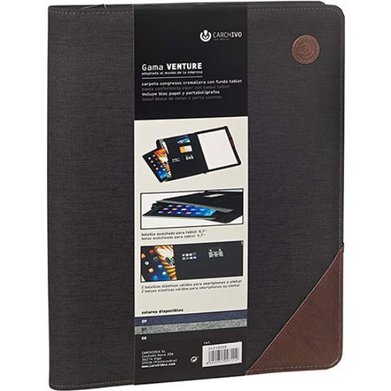 Picture of PASTA CONGRESSOS A4 CARCHIVO VENTURE CINZA ESCURO (24210008)