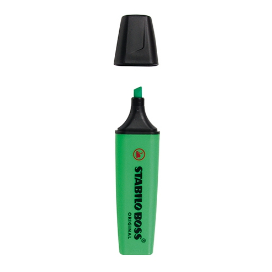 Imagem de MARCADOR FLUORESCENTE STABILO BOSS 70/33 VERDE