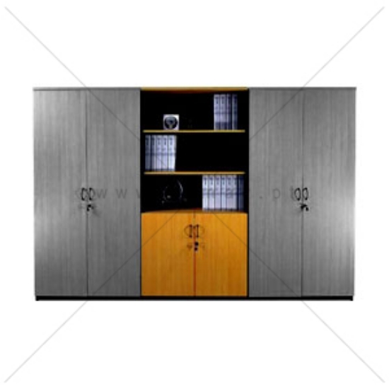 Imagem de ARMÁRIO MADEIRA COM 2 PORTAS + 2 PRATELEIRAS 1800X900X440MM FAIA (STR72HDB)