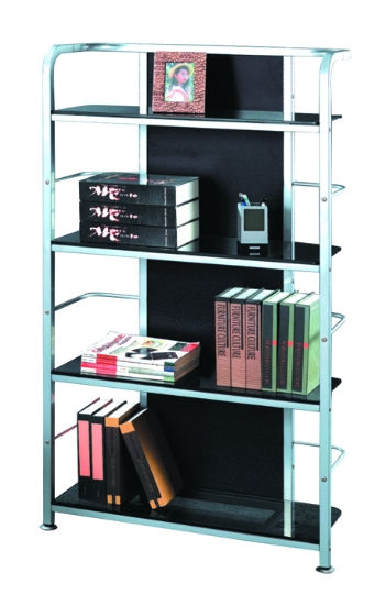 Imagem de ESTANTE STRATEGOR STR-5023 PRETA 800X300X1420