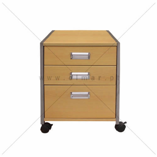 Imagem de BLOCO RODADO 3 GAVETAS STR-T21 FAIA