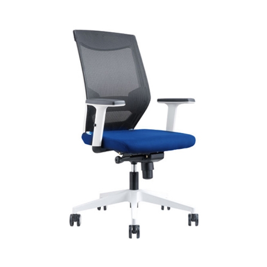 Imagem de CADEIRA ROCADA RD-908W-3 AZUL (ESTRUTURA BRANCA)