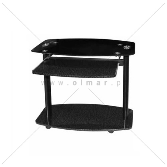 Picture of MESA ORGANIZER P/COMPUTADOR STR-S1219 VIDRO PRETO