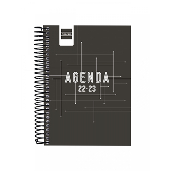 Imagem de AGENDA 2022/2023 ESCOLAR DIÁRIA FINOCAM COOL 120X162MM PRETO