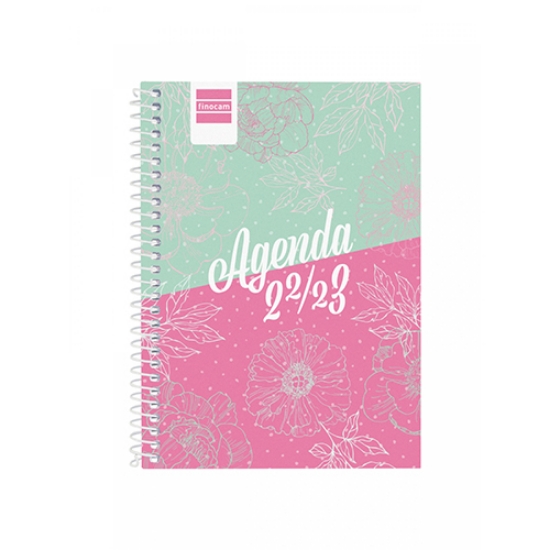Imagem de AGENDA 2022/2023 ESCOLAR SEMANAL FINOCAM COOL 120X162MM FLORAL