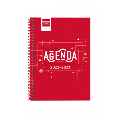 Imagem de AGENDA 2022/2023 ESCOLAR SEMANAL FINOCAM COOL 120X162MM VERMELHO