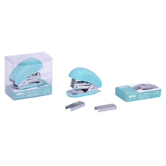 Imagem de AGRAFADOR MINI 24/6 APLI NORDIK PASTEL (17618)