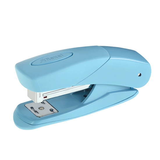 Imagem de AGRAFADOR SECRETÁRIA 24/6 REXEL MATADOR AZUL PASTEL (25 FOLHAS)