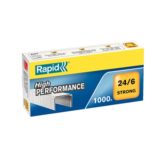 Imagem de CX.1000 AGRAFES 24/6 RAPID STRONG (24855800)