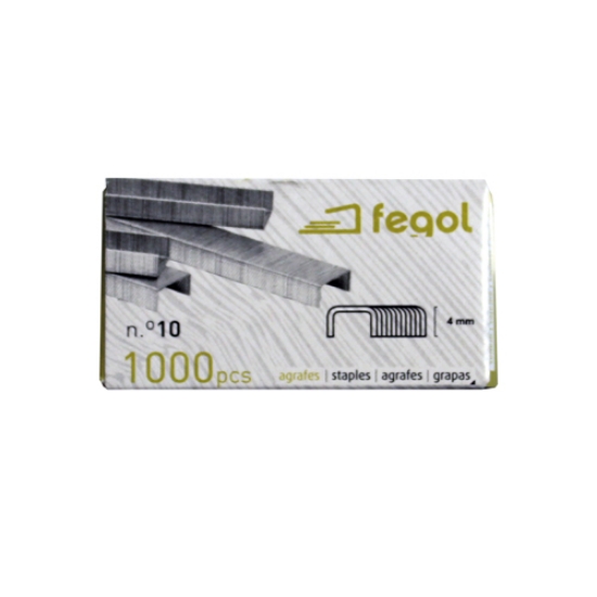 Imagem de CAIXA 1000 AGRAFES Nº10 FEGOL (7110)