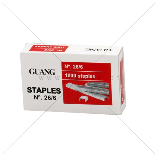 Imagem de CAIXA 1000 AGRAFES 26/6 ZINCADOS (FZH-26/6)