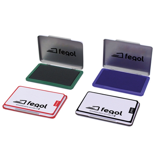 Imagem de ALMOFADA PARA CARIMBO FEGOL Nº2 12X8CM AZUL