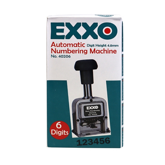 Imagem de NUMERADOR AUTOMÁTICO EXXO METAL 6 BANDAS 4.8MM (40206)