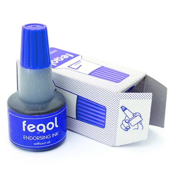 Picture of TINTA CARIMBO BORRACHA FEGOL AZUL (FRASCO 30ML)