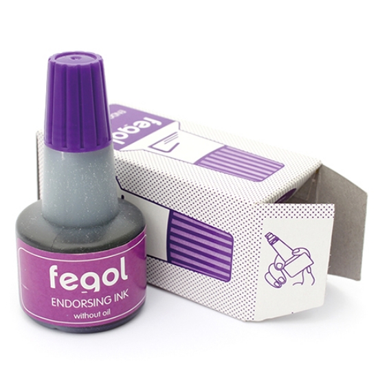 Imagem de TINTA CARIMBO BORRACHA FEGOL VIOLETA (FRASCO 30ML)