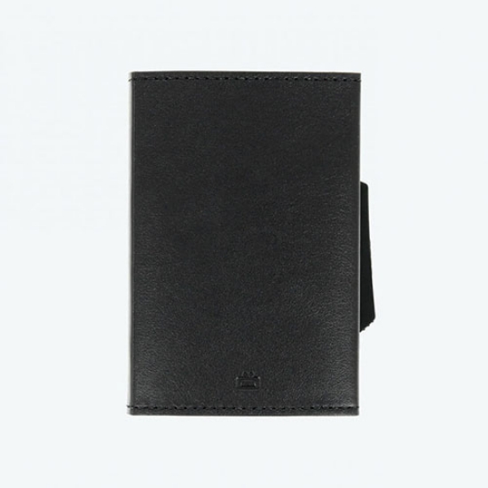 Imagem de CARTEIRA OGON CASCADE ALUMINIO PELE PRETA (CL-BLACK)