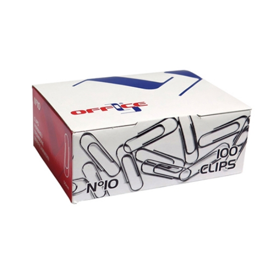 Imagem de CX.100 CLIPS ZINCADOS LISMANIA Nº10