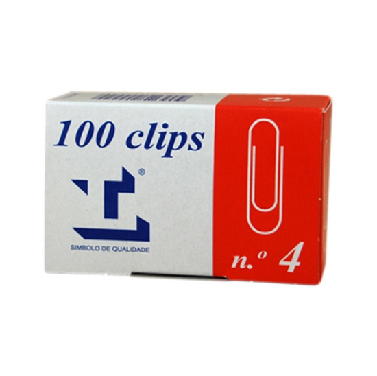 Imagem de CX.100 CLIPS ZINCADOS LISMANIA Nº4