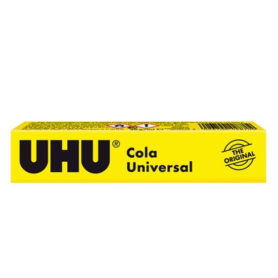 Imagem de TUBO COLA UNIVERSAL 20ML UHU 12 TRANSP. REF.42870
