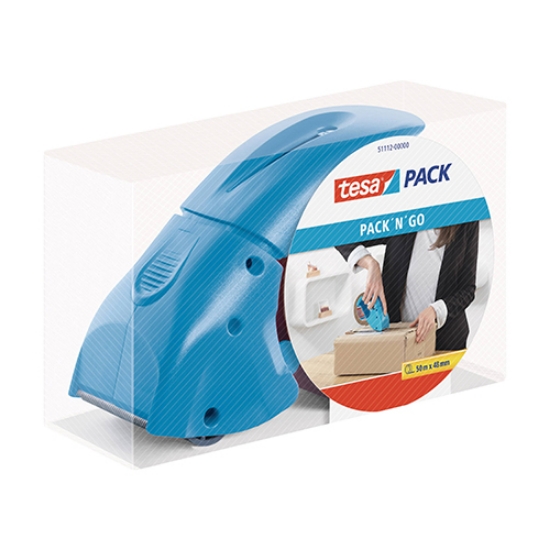 Imagem de DESENROLADOR PUNHO TESA PACK´N´GO AZUL +1 ROLO 66X50 (51112)