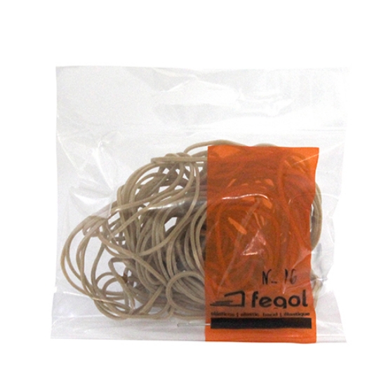 Imagem de ELASTICOS FEGOL Nº16 60X1X1MM (SACO 25GR)