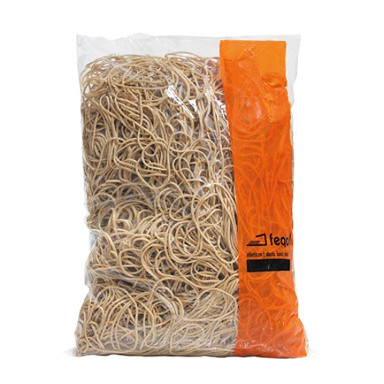 Picture of ELASTICOS FEGOL Nº18 80X1X1MM (SACO 1KG)