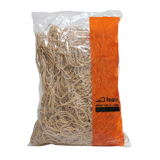 Imagem de ELASTICOS FEGOL Nº12 45X1X1MM (SACO 1KG)