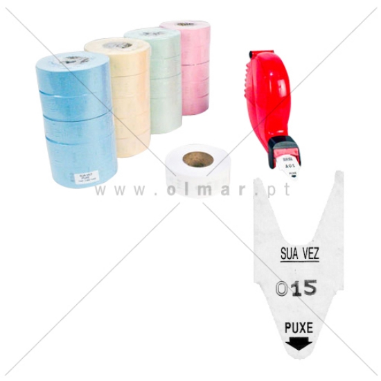 Picture of RL. ETIQ. (PUXE/SUA VEZ) COR VERDE (2000UDS)