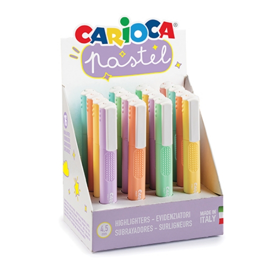 Imagem de EXP.16 MARC. FLUORESCENTES CARIOCA PASTEL SORT. (43035)