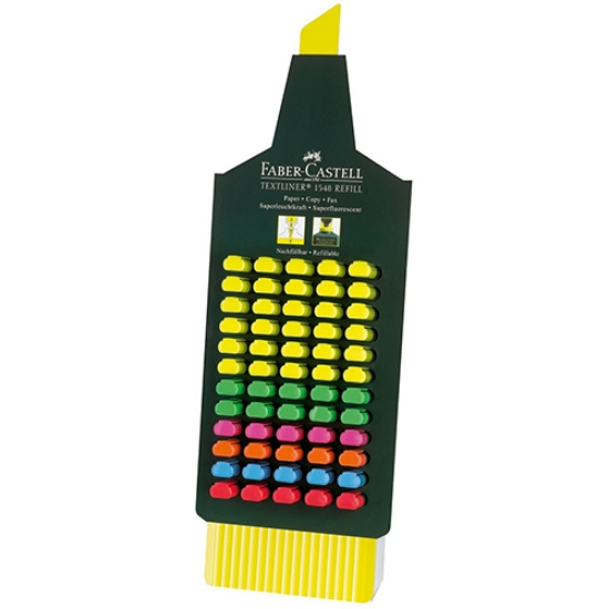 Imagem de EXP.60 MARC. FLUOR. FABER-CASTELL SORT. (154833)