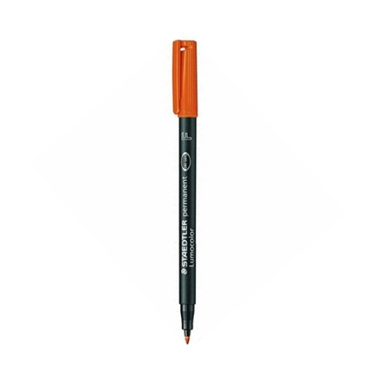 Imagem de MARC. ACETATO/CD STAEDTLER LUMOCOLOR F LARANJA 318-4