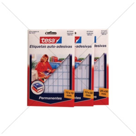 Imagem de ETIQ. TESA A5 PERM. 13X19MM BRANCA 5113 (CART.20F/1800UDS)
