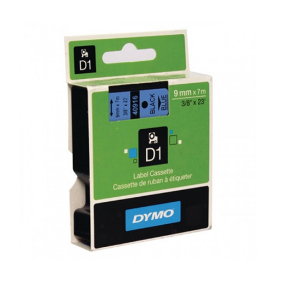Imagem de FITA DYMO D1 9MMX7MT AZUL & PRETO (40916/S0720710)