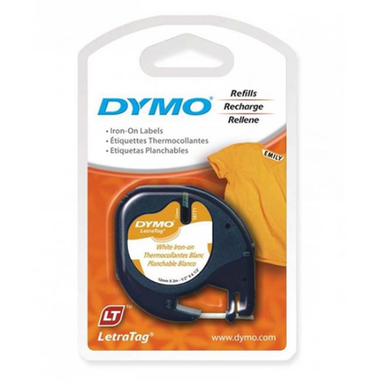 Picture of FITA DYMO PARA ROUPA 12MMX2MT BRANCO/PRETO (18769/S0718850)
