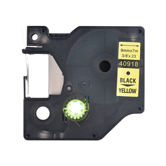 Imagem de FITA P/DYMO D1 9MMX7MT PRETA/AMARELA (40918/S0720730)