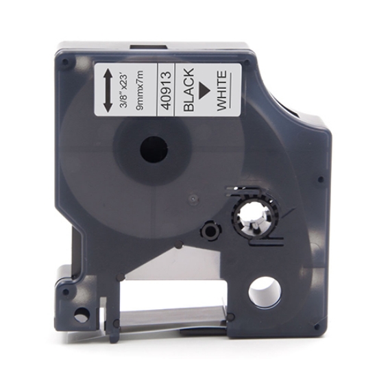 Imagem de FITA P/DYMO D1 9MMX7MT PRETA/BRANCA (40913/S0720680)