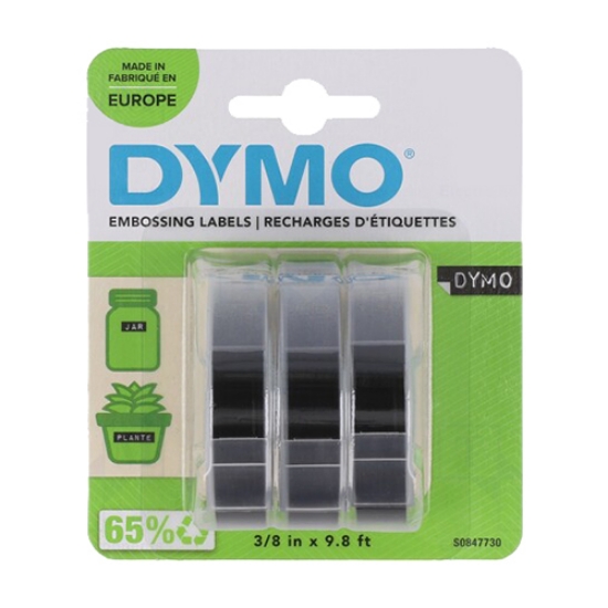 Imagem de PACK 3 FITAS DYMO OMEGA PRETO 9MMX3MT S0847730