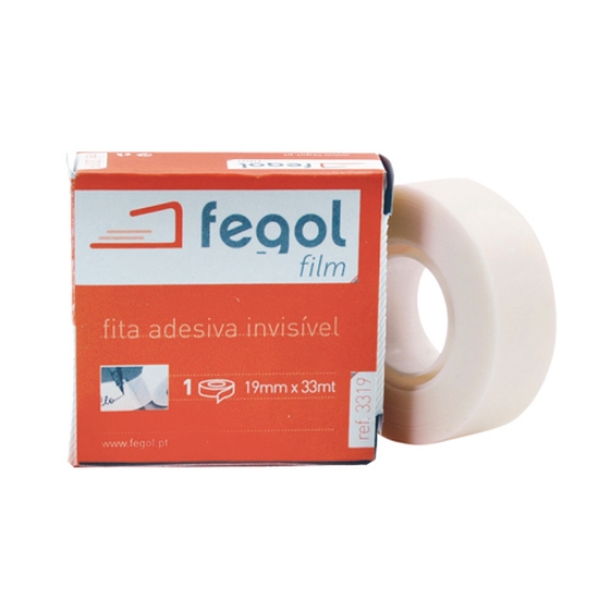 Imagem de RL. FITA ADES. 19MMX33MT FEGOL INVISIVEL PREMIUM (3319)