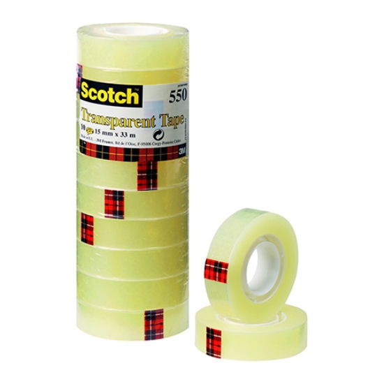 Imagem de RL. FITA ADES. 15MMX33MT 3M SCOTCH 550 TRANSP. INDIVID.