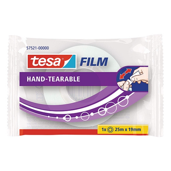 Imagem de RL. FITA ADES. 19MMX25MT TESA FILM 57521 CORTAVEL A MAO