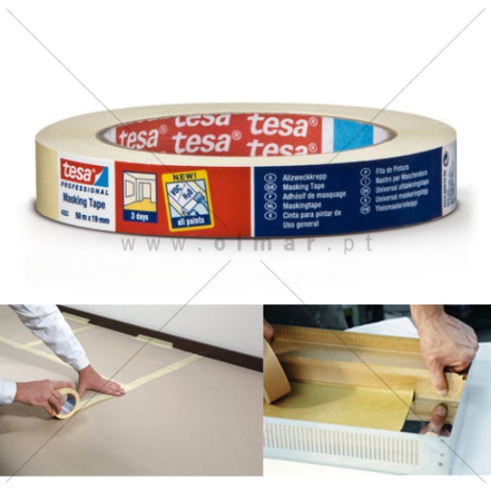 Imagem de RL. FITA ADES. PAPEL TESA KREPP 04323 LISA 12MMX50MT