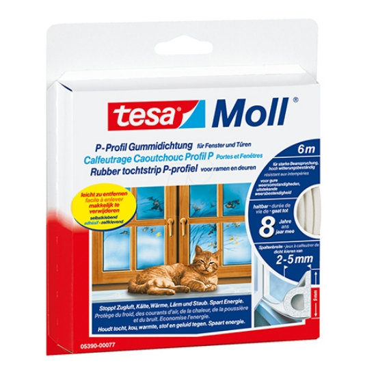 Imagem de RL. FITA ADES. TESAMOLL PERFIL P 05390 BRANCA (9MMX6MT)