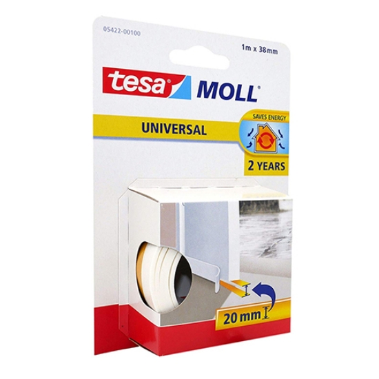 Imagem de RL. FITA ADES. TESAMOLL VEDA PORTAS 05422 BRANCA (38MMX1MT)