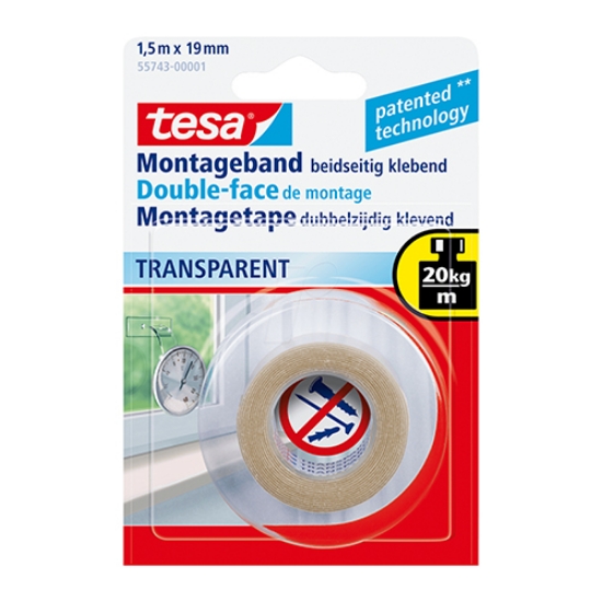 Picture of RL. FITA BI-ADES. 19MMX1.5MT TESA TRANSP. 55743 (INTERIORES)