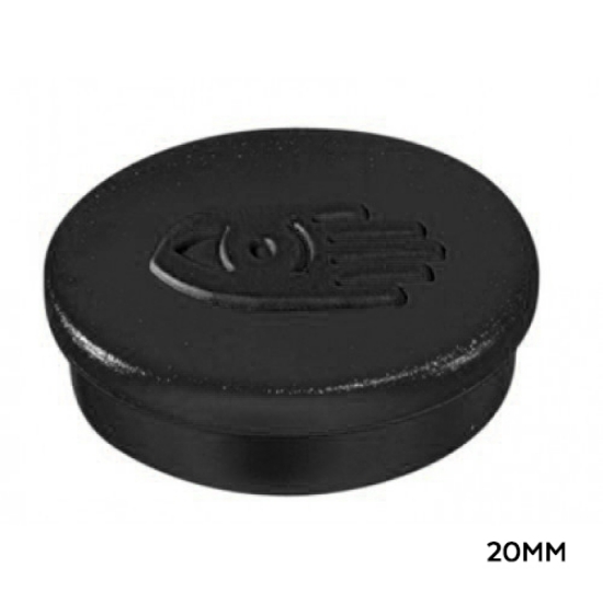 Imagem de BOTAO MAGNETICO LEGAMASTER RED.20MM PRETO (1811-01)