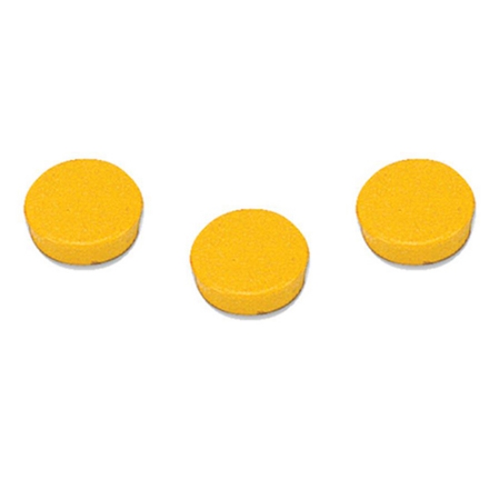 Imagem de PACK 10 BOTÕES MAGNÉTICOS REDONDOS 10MM AMARELO
