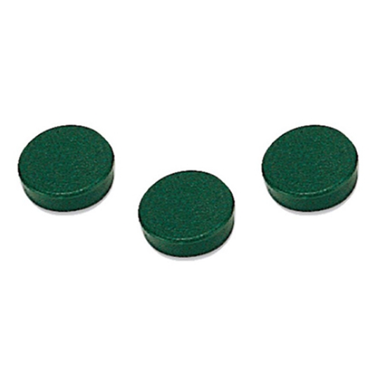 Imagem de PACK 10 BOTÕES MAGNÉTICOS REDONDOS 10MM VERDE