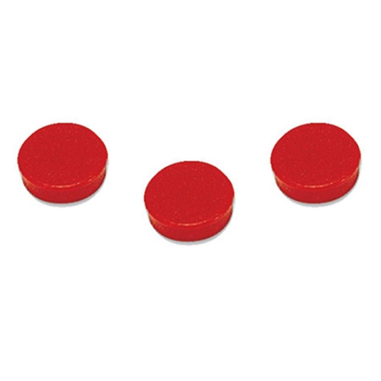 Picture of PACK 10 BOTÕES MAGNÉTICOS REDONDOS 10MM VERMELHO