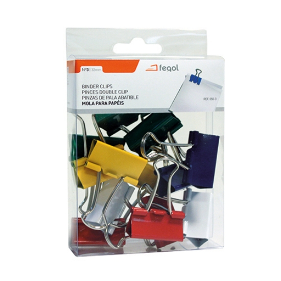 Imagem de BLT.12 MOLAS MULTIUSOS CORES FEGOL Nº3 32MM (050-3)